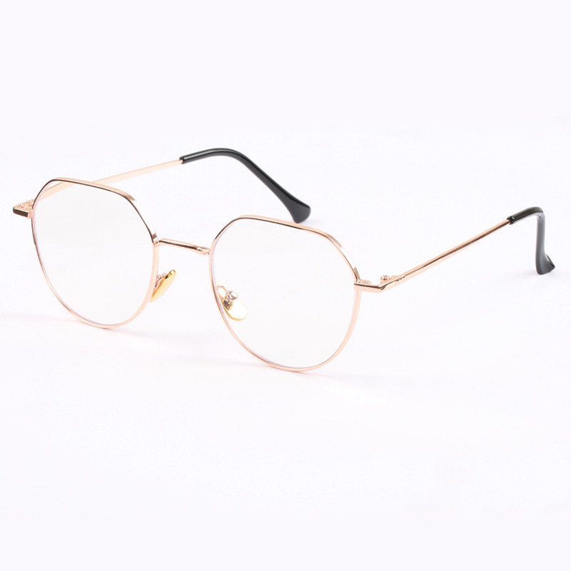 简约系列玫瑰金舒适男老花镜