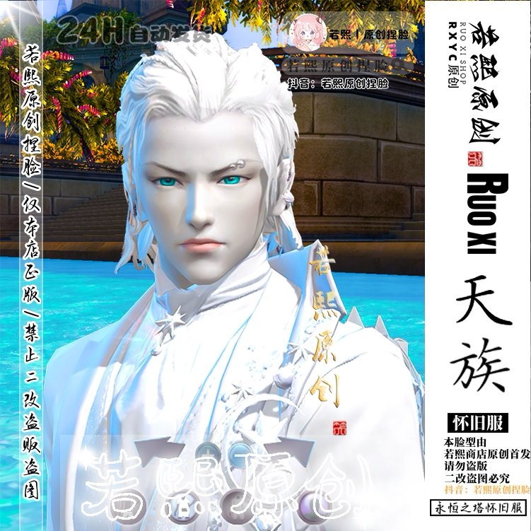 永恒之塔捏脸数据怀旧服天族男