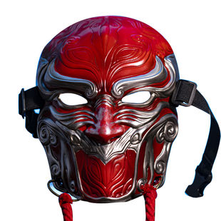 不良人面具面具古风侠客画江湖不良人袁天罡面罩李星云面具红色道