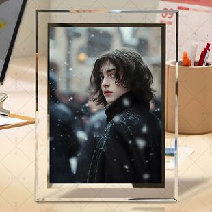 小天狼星布莱克照片摆件水晶玻璃相框卧室桌面立式摆台