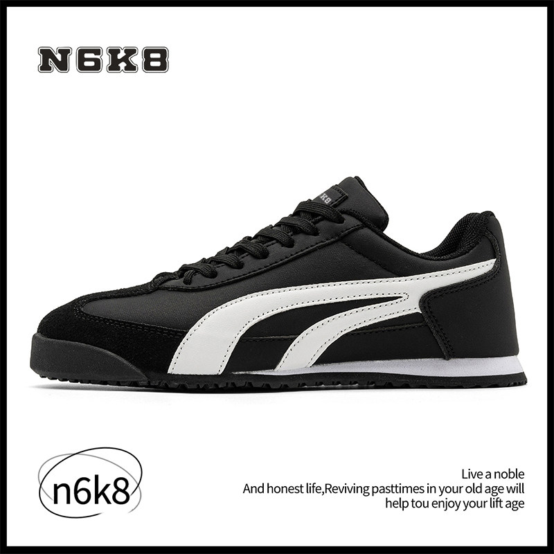 N6K8 N6K8 2025新款真皮圆头系带内增高韩版学院风德训鞋女鞋子