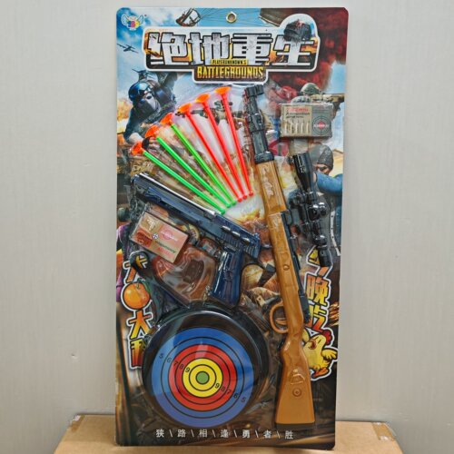 新款包邮板装389-033绝地重生软弹枪98K平底锅枪靶手枪儿童玩具