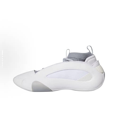 adidas Harden Vol. 8 圆头系带 低帮 篮球鞋 男款 纯白 XC仓
