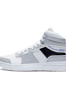 李宁 Retro 90 舒适透气 女款加绒浅烟灰ABCS098-4湖北48仓