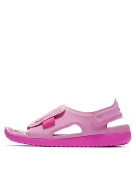 Nike Sunray Adjust 5 沙滩 魔术贴 小童/粉色AJ9076-601湖北48仓