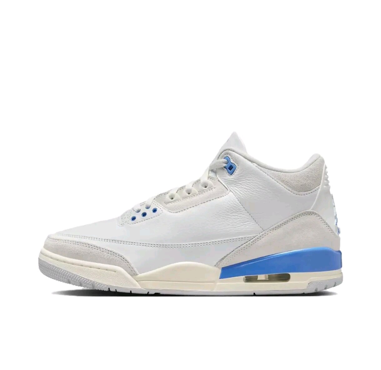 耐克Nike Air Jordan 3白蓝色复古潮流运动鞋CT8532-101,RHS仓