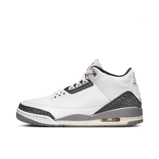 耐克AJ3白灰减震高帮男子复古CT8532 QS仓 106