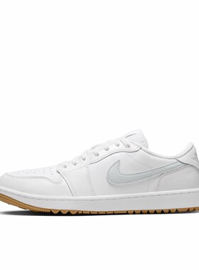 耐克Jordan 1高尔夫球鞋低帮板鞋男款白色DD9315-111山东27仓