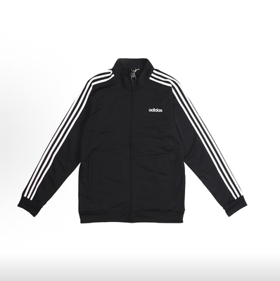 阿迪达斯外套三条杠立领防风运动训练外套DQ3070    漯河仓