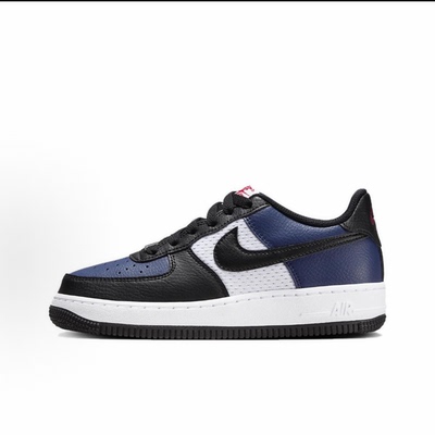 广州20仓 耐克Nike Air Force 1 AF1黑蓝低帮板鞋HJ9201-400