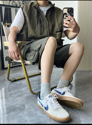 Nike Sb Heritage 帆布麂皮百搭板鞋 CD5010-102乔治