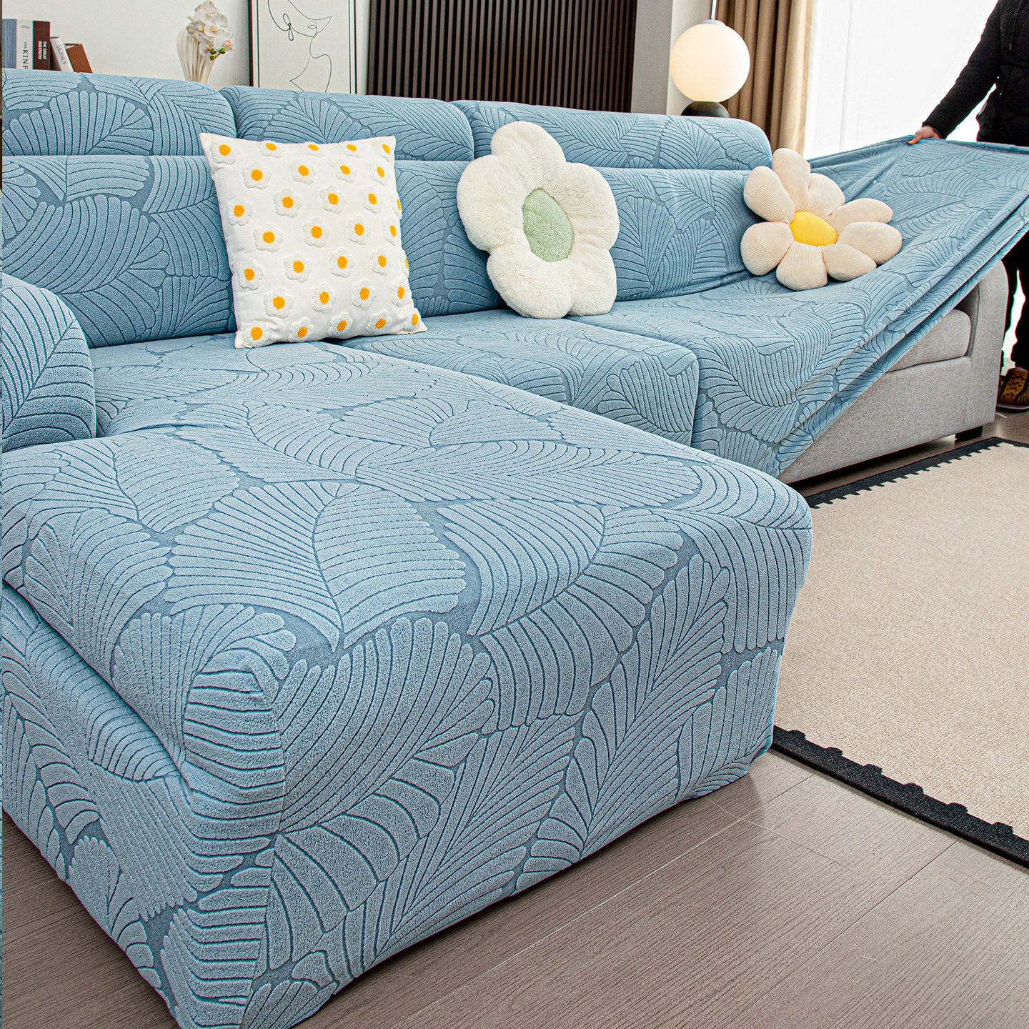 沙发套罩套全包四季通用无需测量防猫抓贵妃弹力懒人沙发盖布巾,居家布艺,沙发套,淘宝优惠券,粉丝福利购,淘宝优惠卷