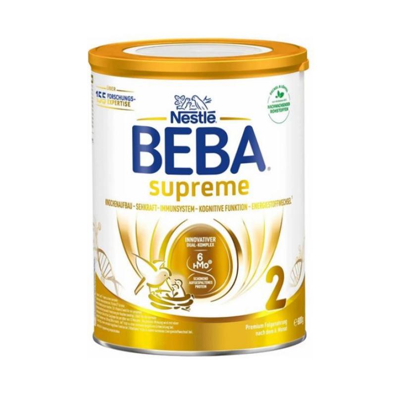 德国雀巢贝巴BEBA至尊版新生儿婴幼儿奶粉2段800g 2027年01月