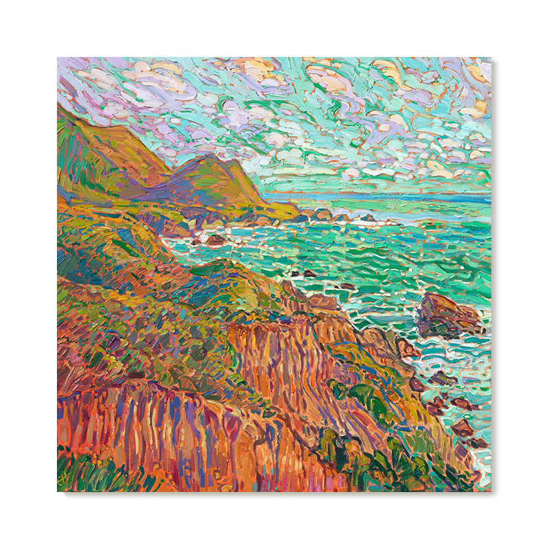 【特惠捡漏】Erin Hanson油画家复刻艺术版画印象派风景装饰画芯