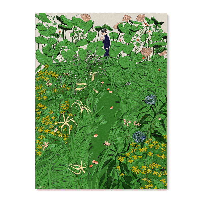 【特惠捡漏】插画师Karlotta Freier高级感漫画复刻艺术装饰画芯