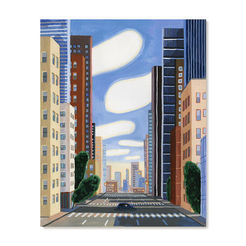 【捡漏合集】插画师Seula Yi复刻艺术版画城市建筑街景装饰画芯