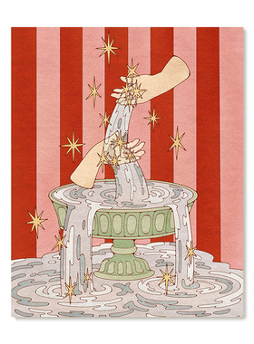 【特惠捡漏】Asami Watanabe多巴胺复刻艺术插画复古抽象装饰画芯