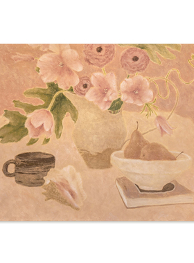 【特惠捡漏】插画师Kits复刻艺术版画高级感中古法式花卉装饰画芯