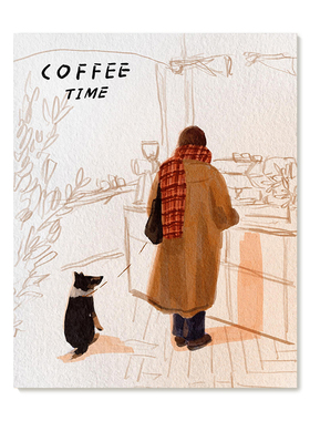 【特惠捡漏】插画师Subin复刻艺术版画清新韩系治愈风景装饰画芯