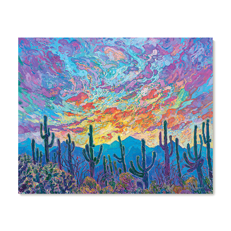 【特惠捡漏】Erin Hanson油画家复刻艺术版画印象派风景装饰画芯