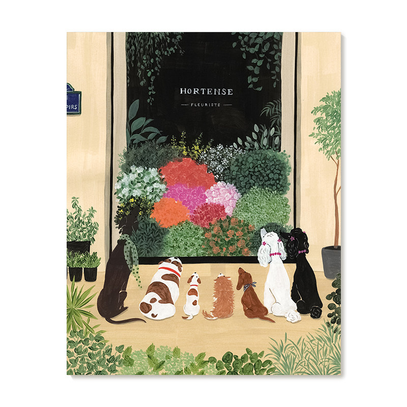 【特惠捡漏】插画师Yukiko Noritake复刻艺术版画治愈系装饰画芯