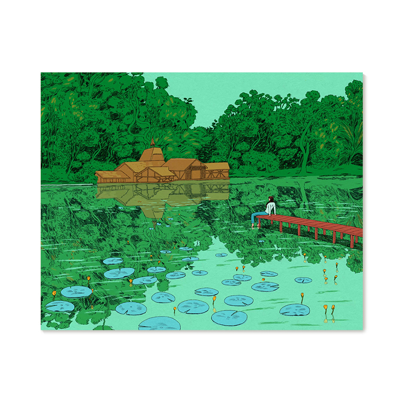 【特惠捡漏】插画师Karlotta Freier高级感漫画复刻艺术装饰画芯