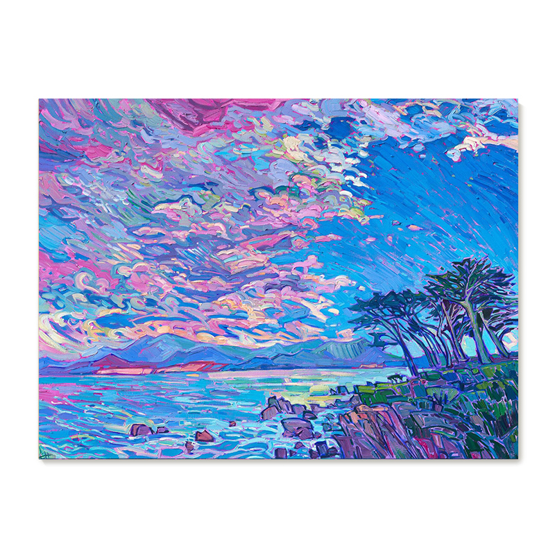 【特惠捡漏】Erin Hanson油画家复刻艺术版画印象派风景装饰画芯