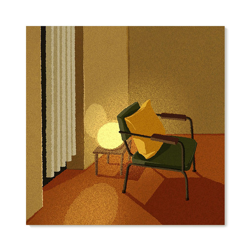 【特惠捡漏】我的阿勒泰/插画师Van复刻艺术版画温馨治愈装饰画芯