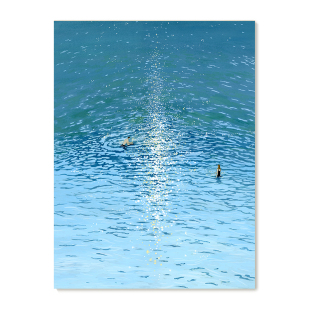 【特惠捡漏】插画师Park Hye复刻艺术版画韩式治愈系风景装饰画芯