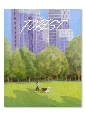 【特惠捡漏】插画师Subin复刻艺术版画清新韩系治愈风景装饰画芯