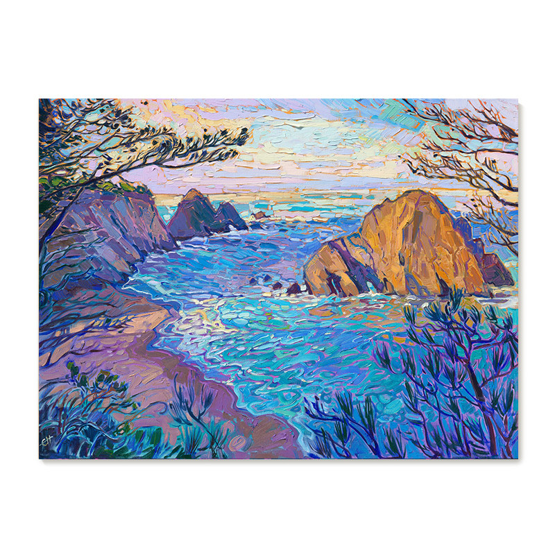 【特惠捡漏】Erin Hanson油画家复刻艺术版画印象派风景装饰画芯