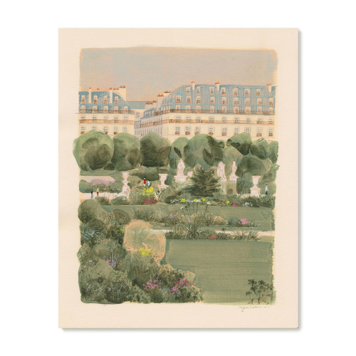 【捡漏合集】Yukiko Noritake插画复刻艺术版画法式风景装饰画芯