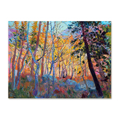 特惠捡漏 Erin Hanson油画家复刻艺术版 画印象派风景装 饰画芯