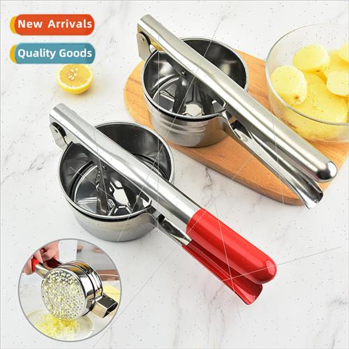 Large potato press potato masher stainless steel mashed pota