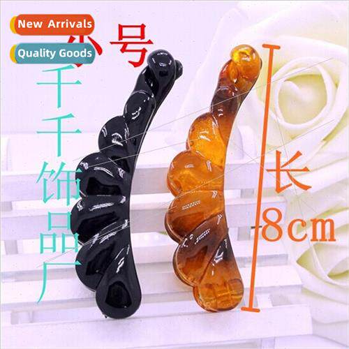 Korea small banana clip versatile simple vertical clip black