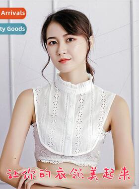 False collar children versatile fake collar wooden ear edge