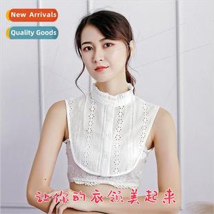 versatile children fake wooden edge False ear collar