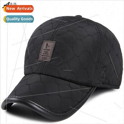 Hat winter outdoor warm cold baseball cap men Korean quilted