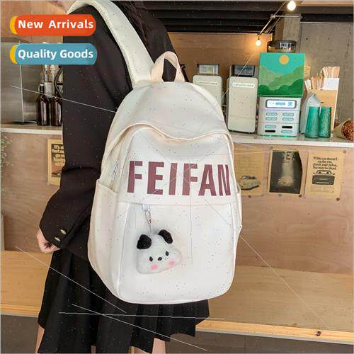 ins girls backpack large capacy travel letter shoulder bag J