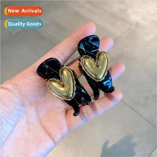 High ponytail love scratch clip heightening skull top trumpe