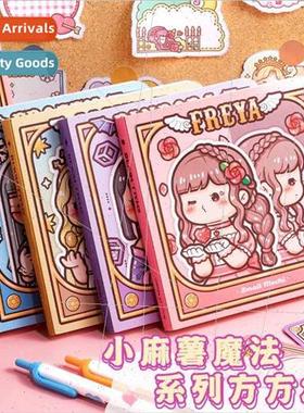 ttle Spuds square book handbook book cute cartoon high color