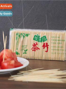 Bamboo toothpicks bulk double head fine toothpicks disposabl