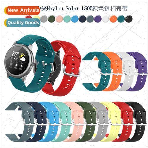 22mm Solid Color Strap适用Xiaomi Xiaomi Haylou Solar LS05 Sp