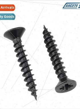 Iron hair black flat head tapping screws cross countersunk h