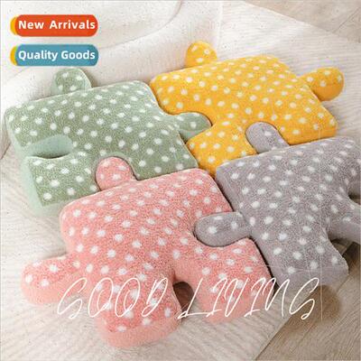Art Polka Dot Puzzle Cushion Cuddle Pillow Ins Style Four Co
