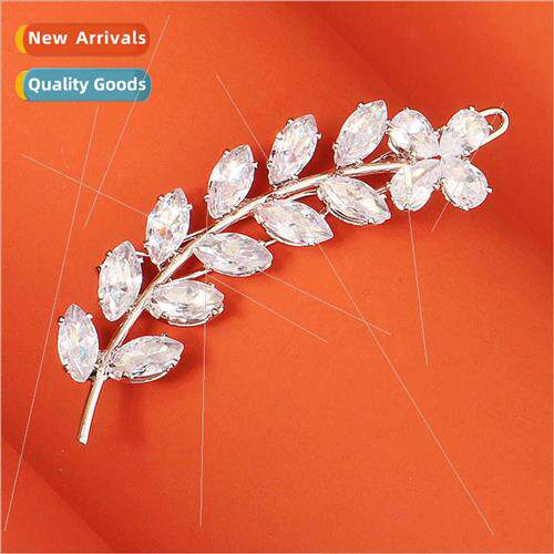 Mori zirconia hairpin Europe new bangs a word clip girl side