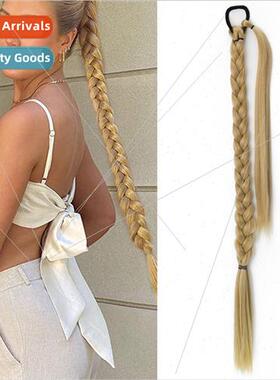 Wig Ponytail Women Europe Long Tie Wrap Hair Extensions Pony