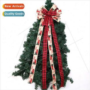 bow Christmas hanging decorations deco New large