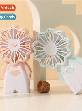 Fan portable USB rechargeable cute student small fan big win