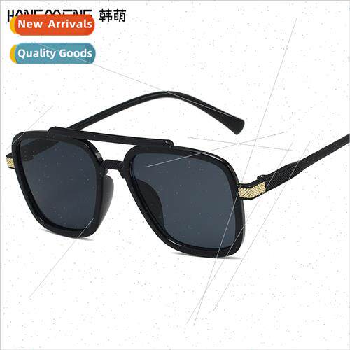 Europe sunglasses fashion square frame Iron Man sunglasses r